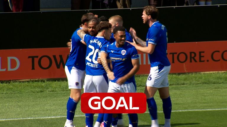 Lee Bonis pounced on goalkeeper Will Norris' mistake as Chesterfield scored inside the opening two minutes against Salford City.