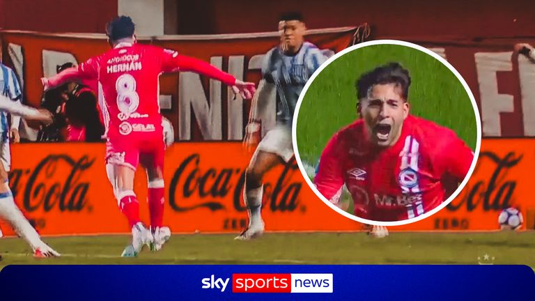  Diego Maradona's great-nephew, Hernán López Muñoz on target for Argentinos Juniors