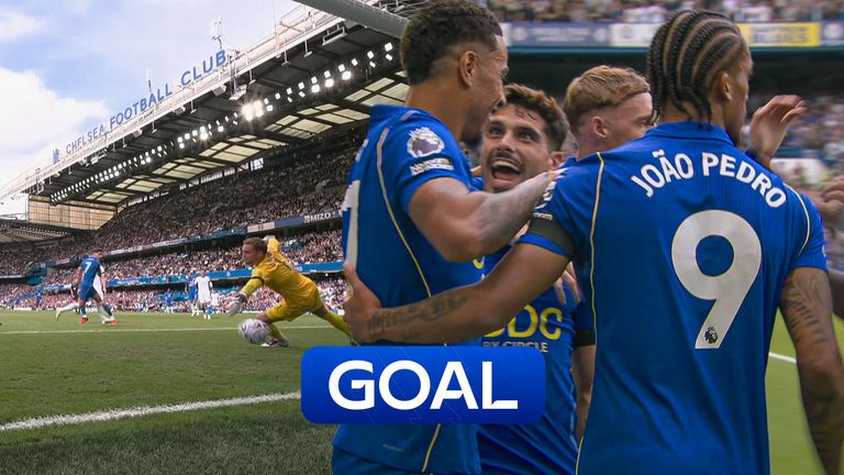 Pedro Neto doubles Chelsea's lead vs Brighton