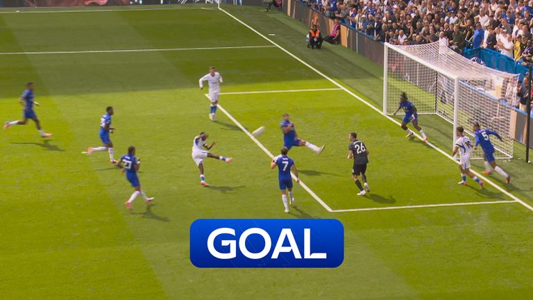 Malick Yalcouye pulls one back for Brighton vs Chelsea.