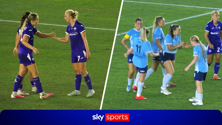 Fiorentina 1-1 Manchester City Women highlights