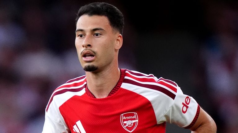 Arsenal's Gabriel Martinelli 