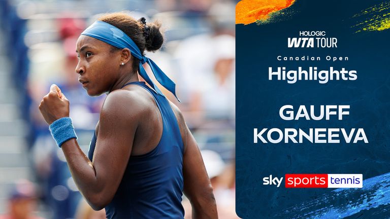 Gauff breezes past Korneeva to reach Canadian Open quarters