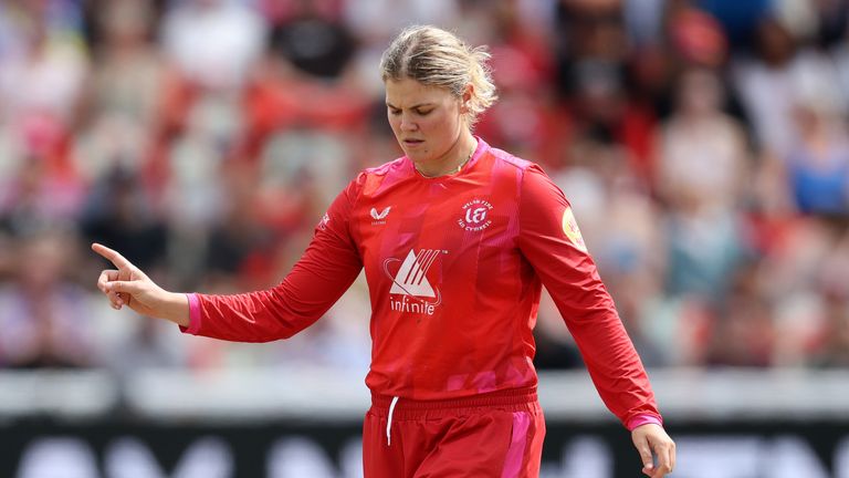 Georgia Voll's runs were not enough to get Welsh Fire the win (Pictures courtesy of the ECB)
