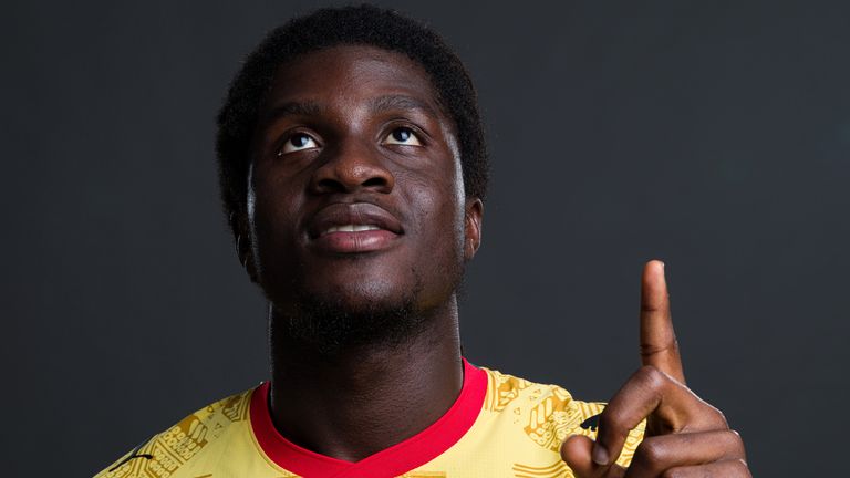 Caleb Yirenkyi portrait ahead of his World Cup with Ghana