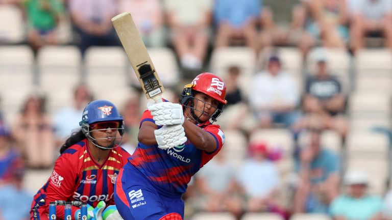 Richa Ghosh notched 54 off 34 balls in Manchester Super Giants win over Southern Brave