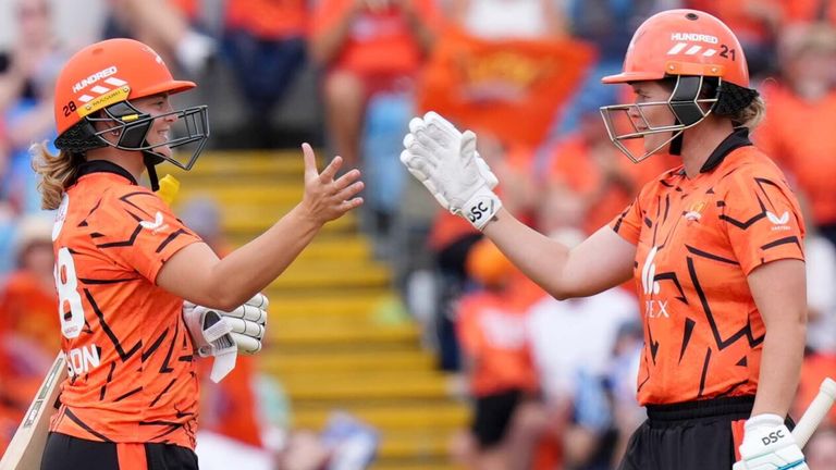 Sunrisers Leeds Women dumped Welsh Fire Women out of The Hundred on Sunday