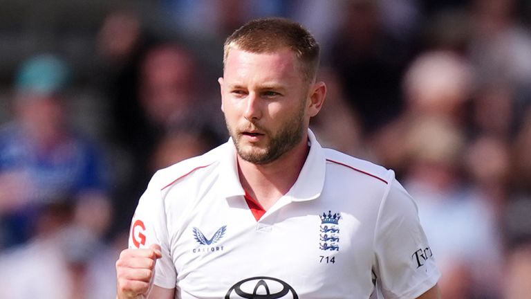 Gus Atkinson claimed three second-innings wickets after having only taken one through the first two and a half Tests