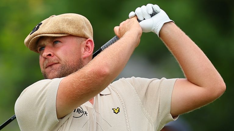 Hall is in contention heading into the weekend on five-under