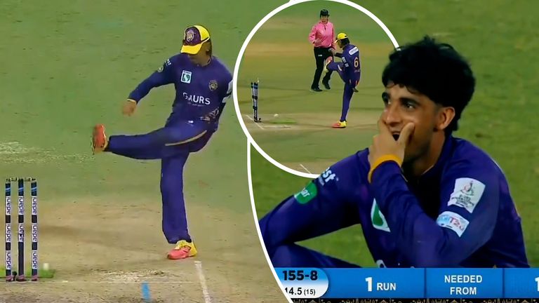Himmat Singh's accidental kick produces one of the cricket's most bizarre run-outs you've ever seen!