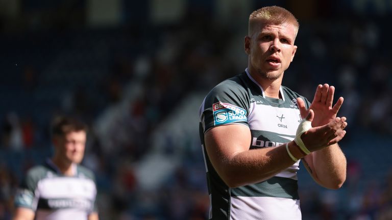 Huddersfield announced their move to Dewsbury at half time