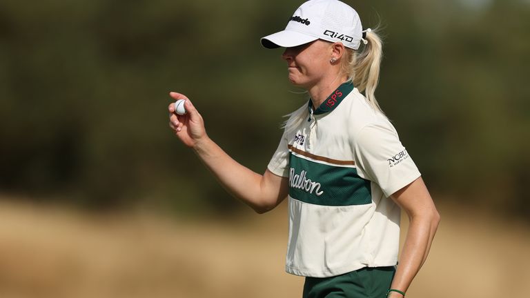 Charley Hull is in the mix heading into the final round of the PIF London Championship