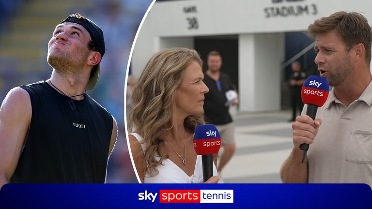 Copilot said:

Annabel Croft and Ryan Harrison say they feel for Jack Draper as he battles ongoing injury setbacks, with the Brit struggling to build consistency and put together a sustained run of matches on court.