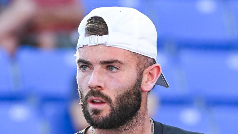 Jacob Fearnley advanced to the second-round of US Open Qualifying on Monday