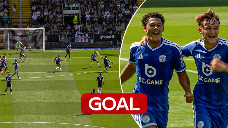 Jayden Joseph scores for Leicester