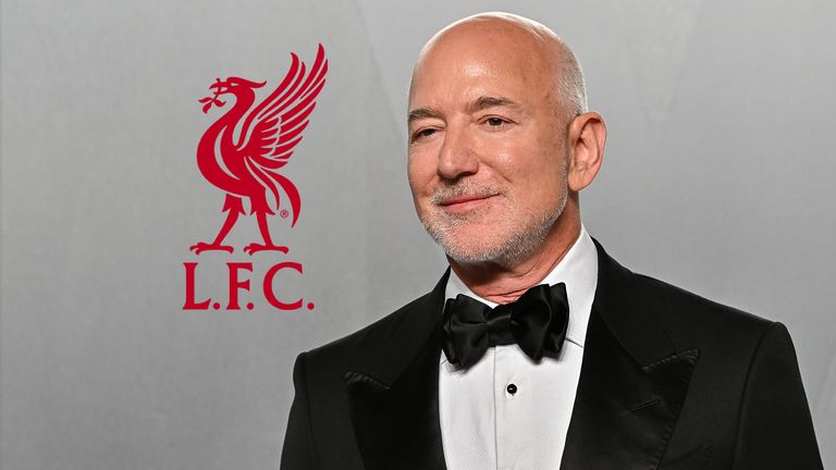 Amazon founder Jeff Bezos (right) is nearing deal to buy stake in Liverpool as part of Amit Bhatia's consortium (Evan Agostini/Invision/AP)