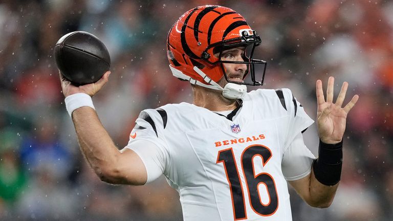 Quarterback Joe Flacco threw the Cincinnati Bengals to preseason victory in Detroit