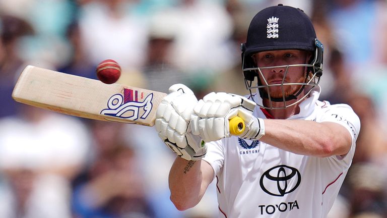 Jordan Cox comes into England's side for just his second Test