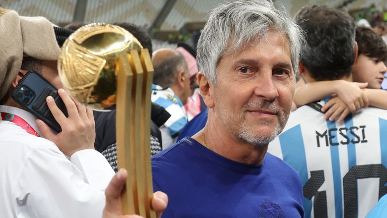 Jorge Messi pictured after the 2022 World Cup final