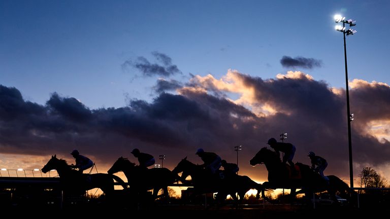The floodlights will also be turned on at Kempton race course 