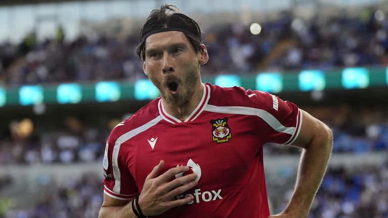 Kieffer Moore put Wrexham ahead early against his former side