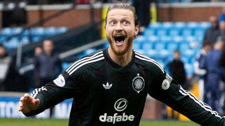 Kasper Hogh scored the first hat-trick of his career