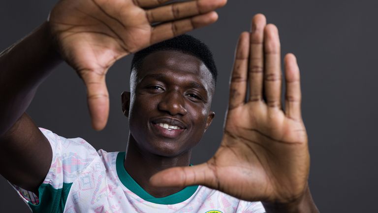 Senegal midfielder Lamine Camara