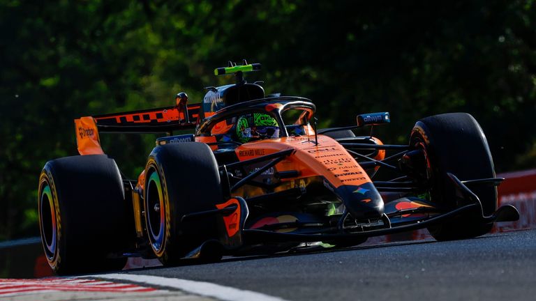 Budapest: F1 GP Hungary 2026 on July, 24, 2026, (Photo by Hoch Zwei), 01 NORRIS Lando (gbr), McLaren F1 Team MCL40, action Photo by: Juergen Tap/picture-alliance/dpa/AP Images