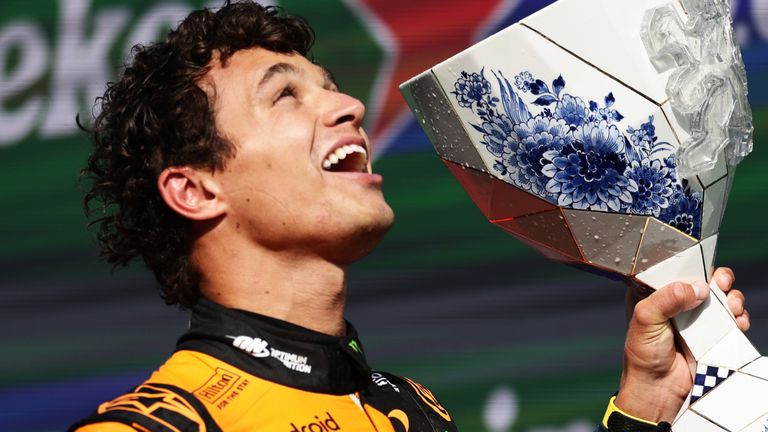 Lando Norris Dutch GP winner
