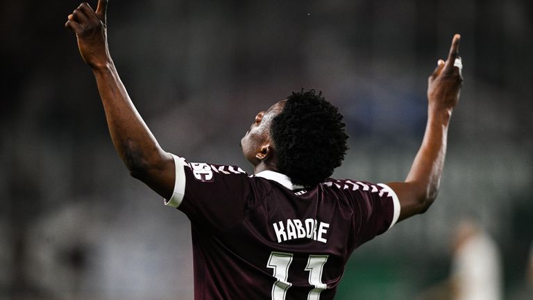 Landry Kabore's goal took the tie in Austria to extra-time