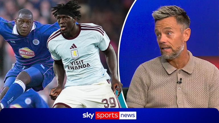Former Aston Villa midfielder Lee Hendrie has compared Brian Madjo to a young Emile Heskey and says Unai Emery should start the striker against Brighton in Villa's opening Premier League match.
