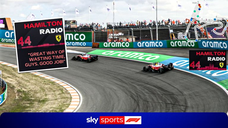 Lewis Hamilton was left frustrated with Ferrari for 'wasting time' by not swapping him and Charles Leclerc earlier.