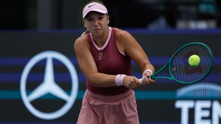 Kristina Liutova, 16, is the youngest WTA Tour champion since Coco Gauff in 2019