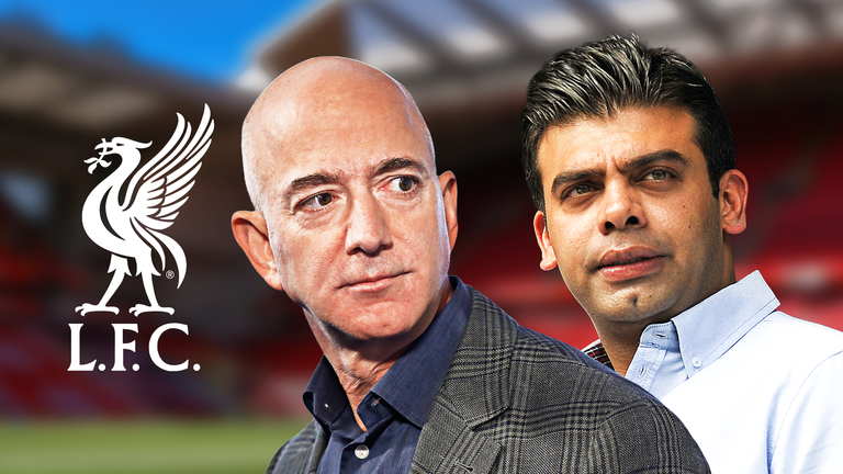 Liverpool logo, Jeff Bezos and Amit Bhatia