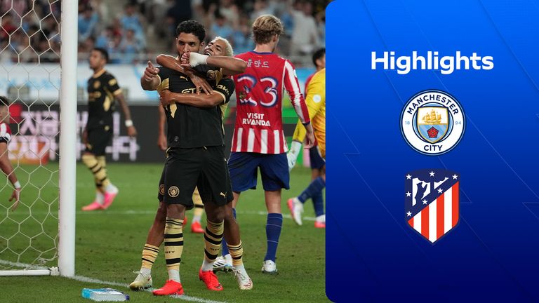 Manchester City 3-1 Atletico Madrid | Club Friendlies highlights