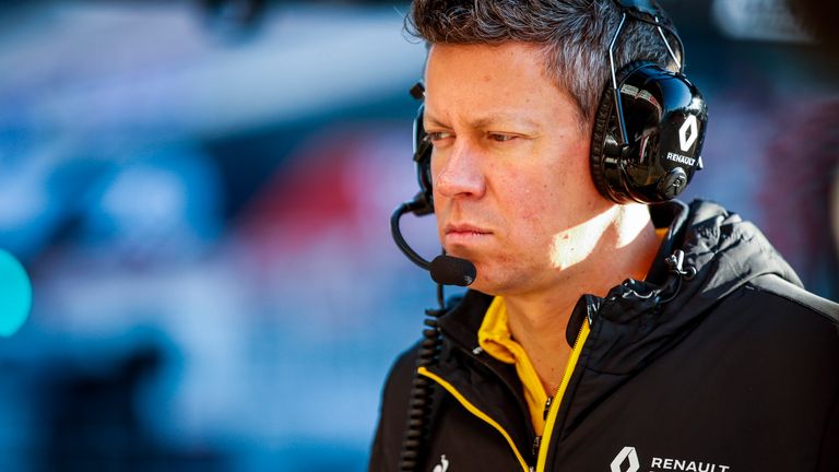 Budkowski during his time at Renault in 2020