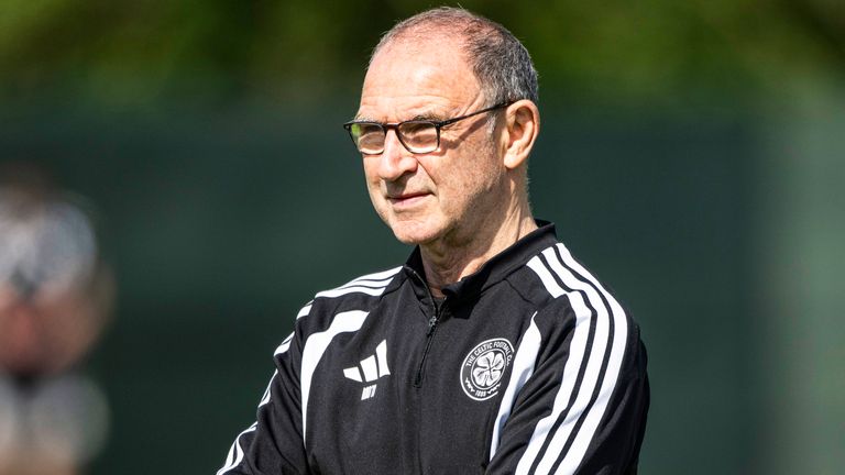 MAYNOOTH, IRELAND - JULY 06: Celtic Manager Martin O'Neill during a Celtic training session at Carton House, on July 05, 2026, in Maynooth, Ireland. (Photo by Paul Devlin / SNS Group)
