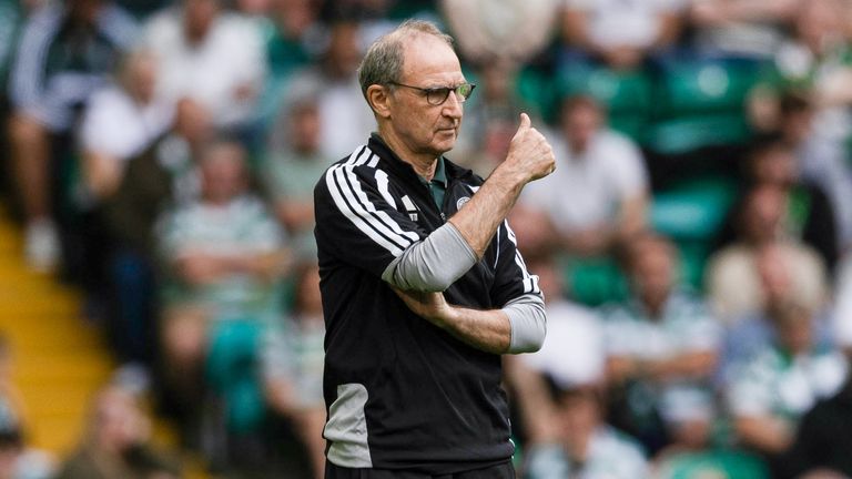 Martin O'Neill was delighted to see his Celtic side bounce back