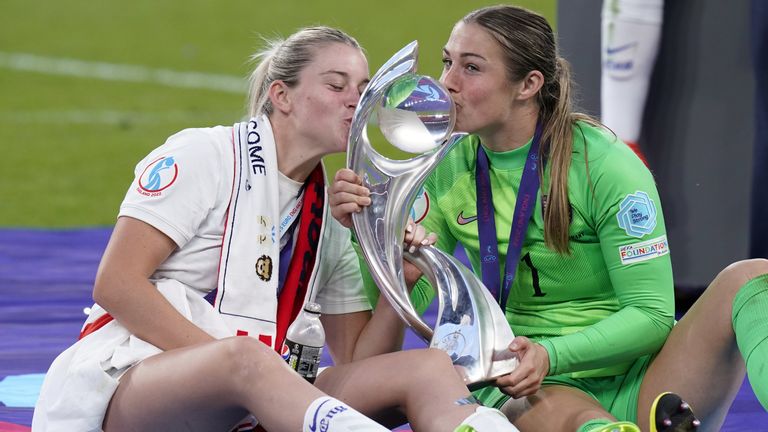 Mary Earps was part of the England squad that won Euro 2022 and reach the World Cup final in 2023