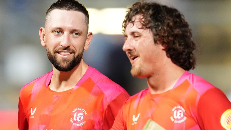 Matt Short (L) and Tom Kohler-Cadmore saw Welsh Fire to victory over the Southern Brave