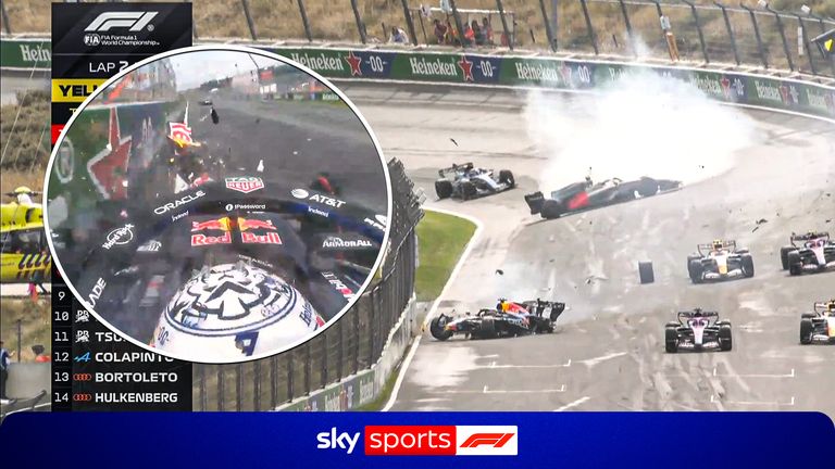 Dutch Grand Prix: DRAMA as Max Verstappen crashes out of the Dutch Grand Prix!