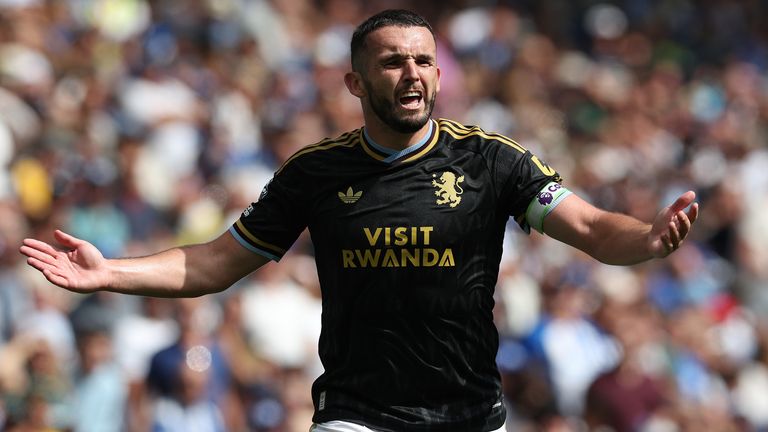John McGinn apologised to the Aston Villa supporters after the 4-0 defeat at Brighton