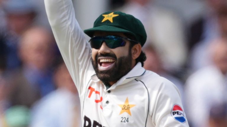 Pakistan wicketkeeper Mohammad Rizwan is one of seven players to have been dropped from the squad ahead of the final Test against England