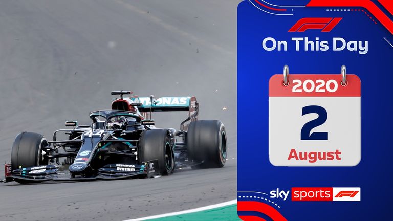 Lewis Hamilton somehow held on to win the British Grand Prix on this day in 2020, despite suffering a tyre blowout on his Mercedes on the last lap!