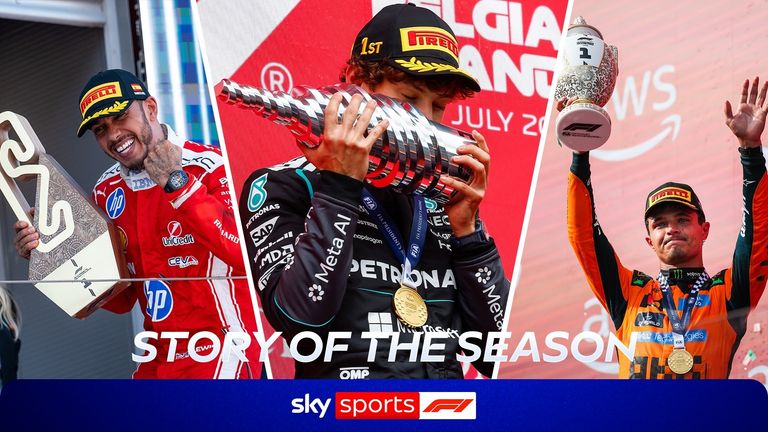 With the Formula One season set to resume after the summer break, we look back at how Mercedes driver Kimi Antonelli has built a 50-point lead in the driver standings.