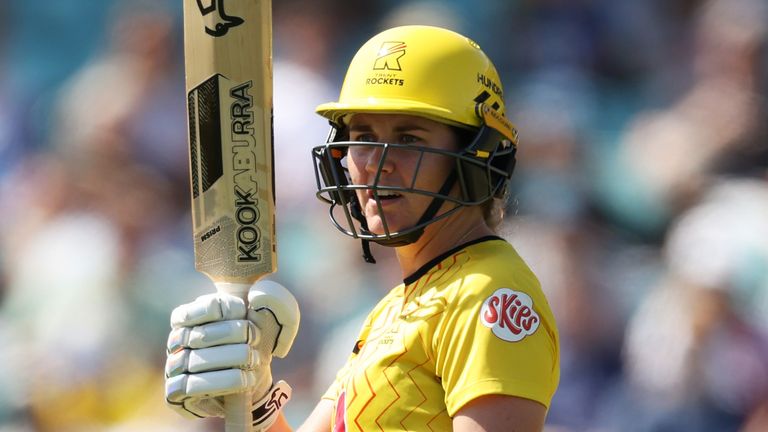 Nat Sciver-Brunt hit fifty as Trent Rockets won a fifth-straight in The Hundred