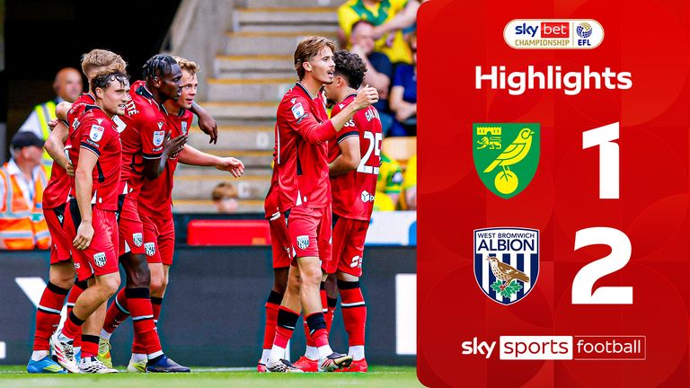 Norwich 1-2 West Brom | Championship Highlights