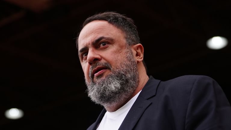 Nottingham Forest owner Evangelos Marinakis suing Crystal Palace for defamation