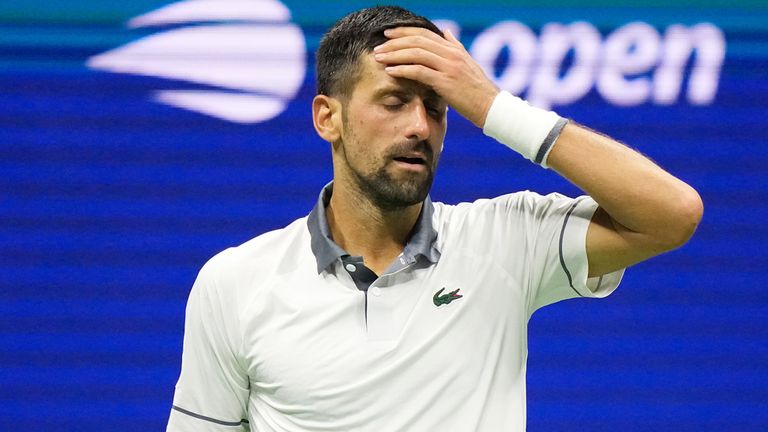 Novak Djokovic went down to Mariano Navone in an epic first-round encounter at the US Open
