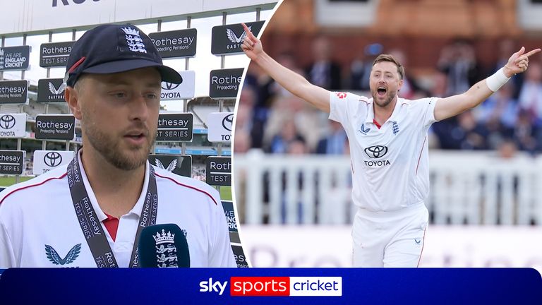Copilot said:

Ollie Robinson speaks to Eoin Morgan after his Player of the Match display helped England seal a Second Test victory over Pakistan, and explains why he believes the side's aggressive approach and attacking options can bring further success.